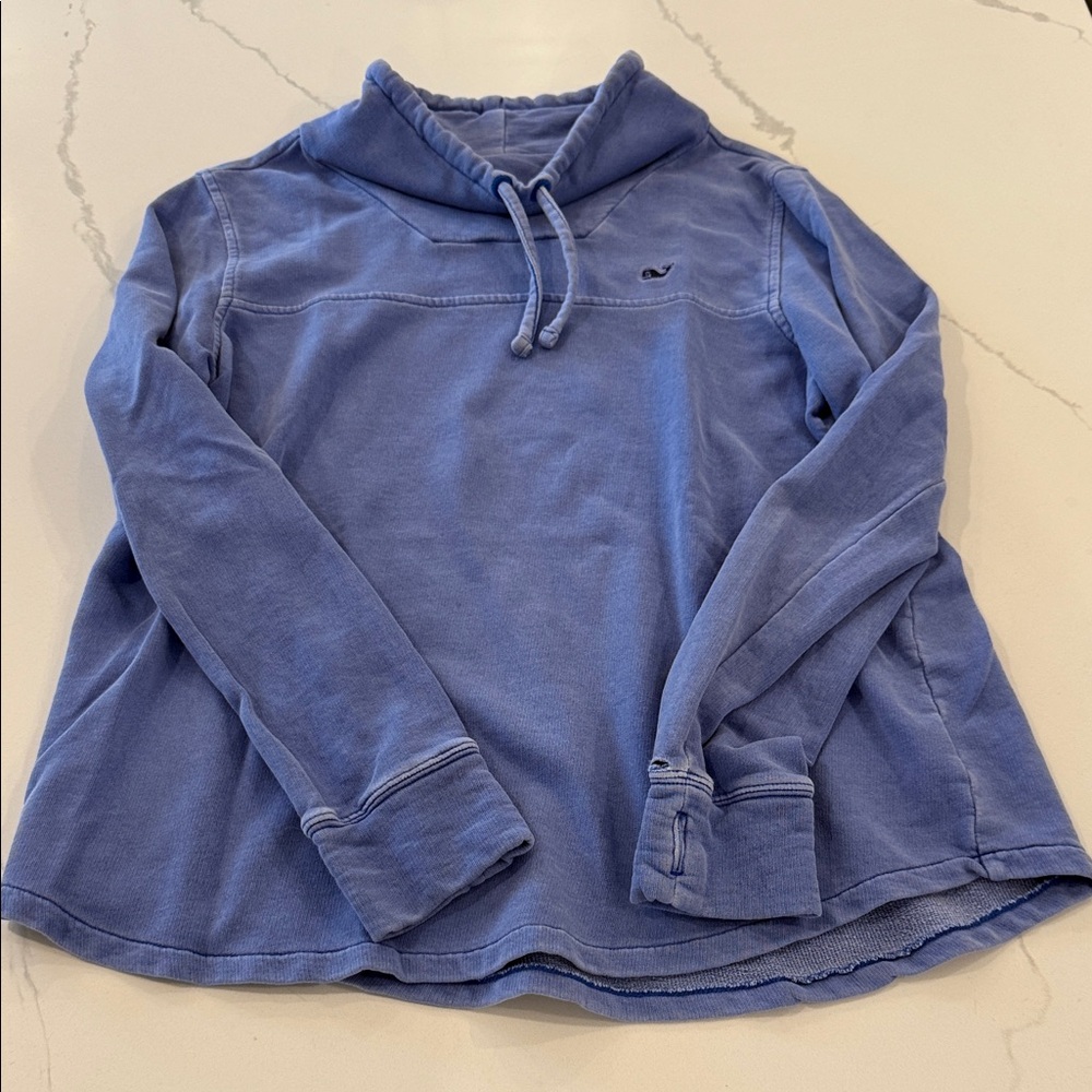 Women’s Vineyard Vines Retro Vintage Wash- funnel neck nautical sweatshirt